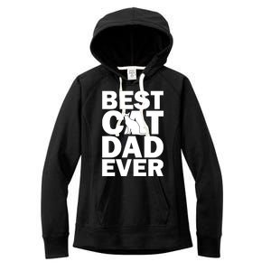 Best Cat Dad Ever Women's Fleece Hoodie