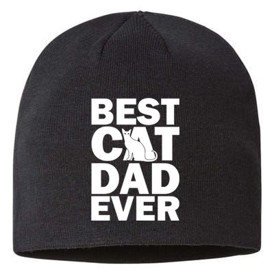 Best Cat Dad Ever Sustainable Beanie