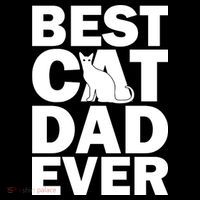 Best Cat Dad Ever 16 in Basic Backpack