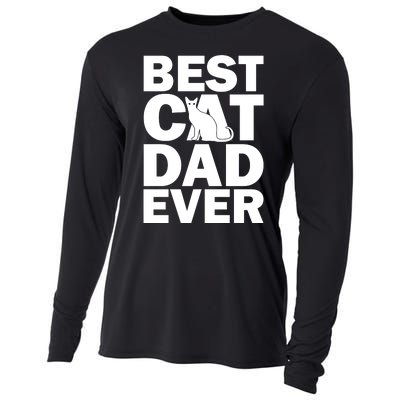 Best Cat Dad Ever Cooling Performance Long Sleeve Crew