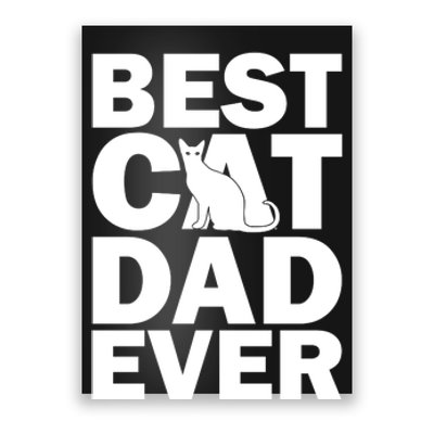 Best Cat Dad Ever Poster