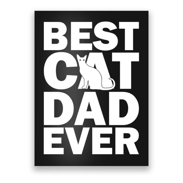 Best Cat Dad Ever Poster