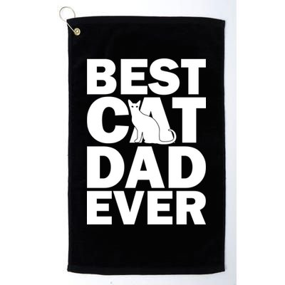 Best Cat Dad Ever Golf Towel