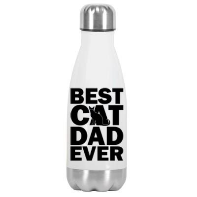 Best Cat Dad Ever Stainless Steel Insulated Water Bottle