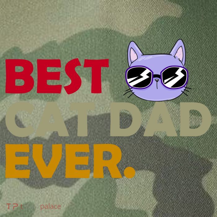 Best Cat Dad Ever Funny Cat Lover Legacy Tie Dye Trucker Hat