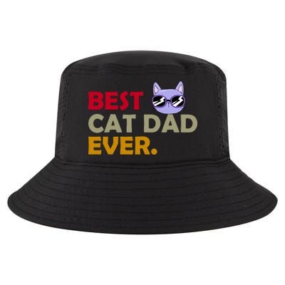 Best Cat Dad Ever Funny Cat Lover Cool Comfort Performance Bucket Hat