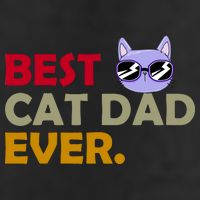 Best Cat Dad Ever Funny Cat Lover Cool Comfort Performance Bucket Hat
