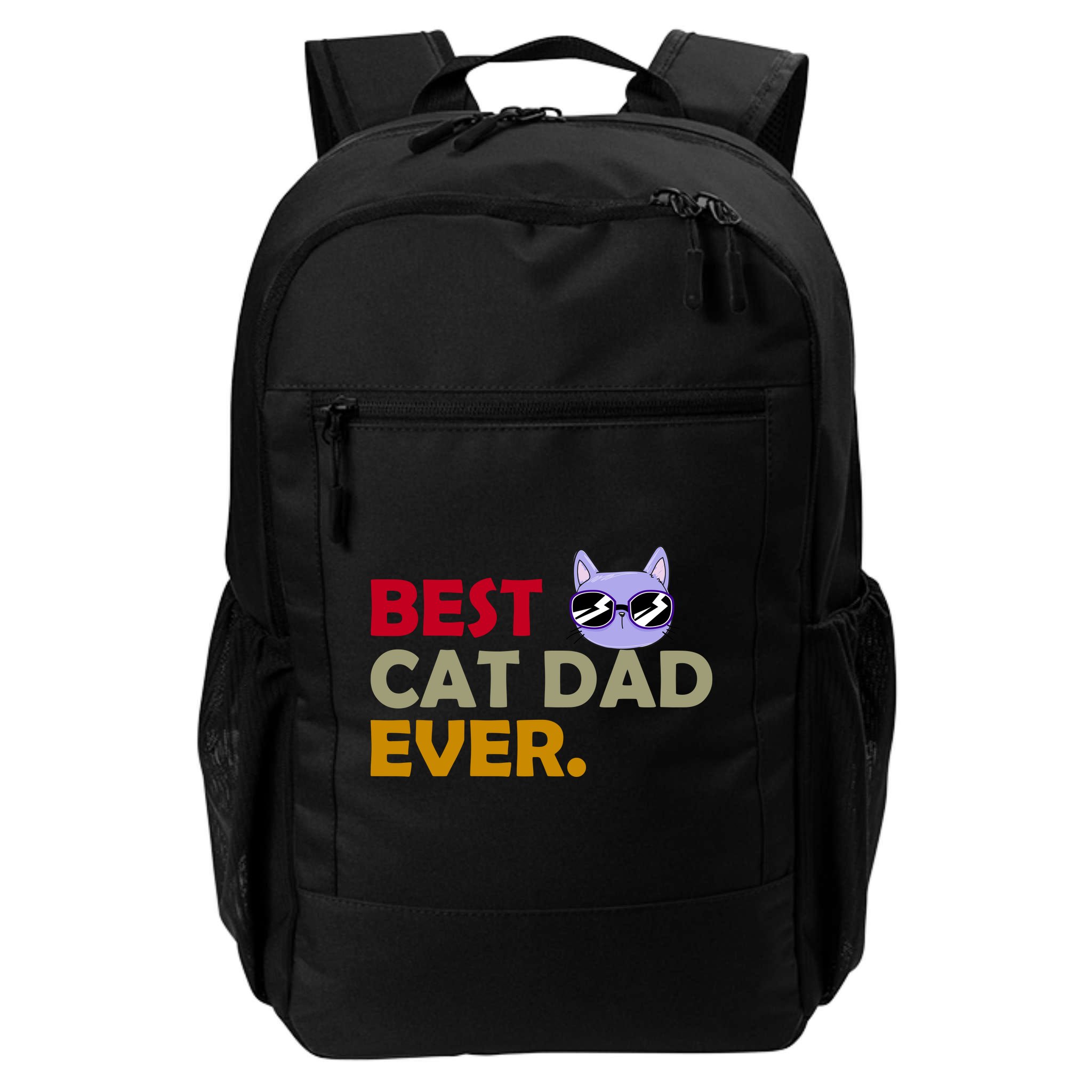 Best Cat Dad Ever Funny Cat Lover Backpack