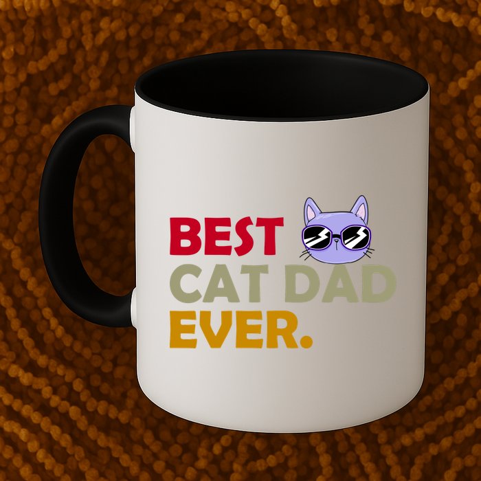 Best Cat Dad Ever Funny Cat Lover Mug