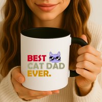 Best Cat Dad Ever Funny Cat Lover Mug