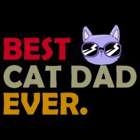 Best Cat Dad Ever Funny Cat Lover Wool Snapback Cap