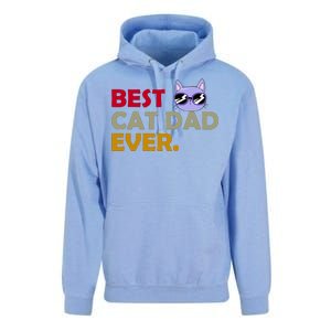 Best Cat Dad Ever Funny Cat Lover Unisex Surf Hoodie