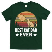 Best Cat Dad Ever Funny Cute Retro T-Shirt