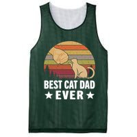 Best Cat Dad Ever Funny Cute Retro Mesh Reversible Basketball Jersey Tank