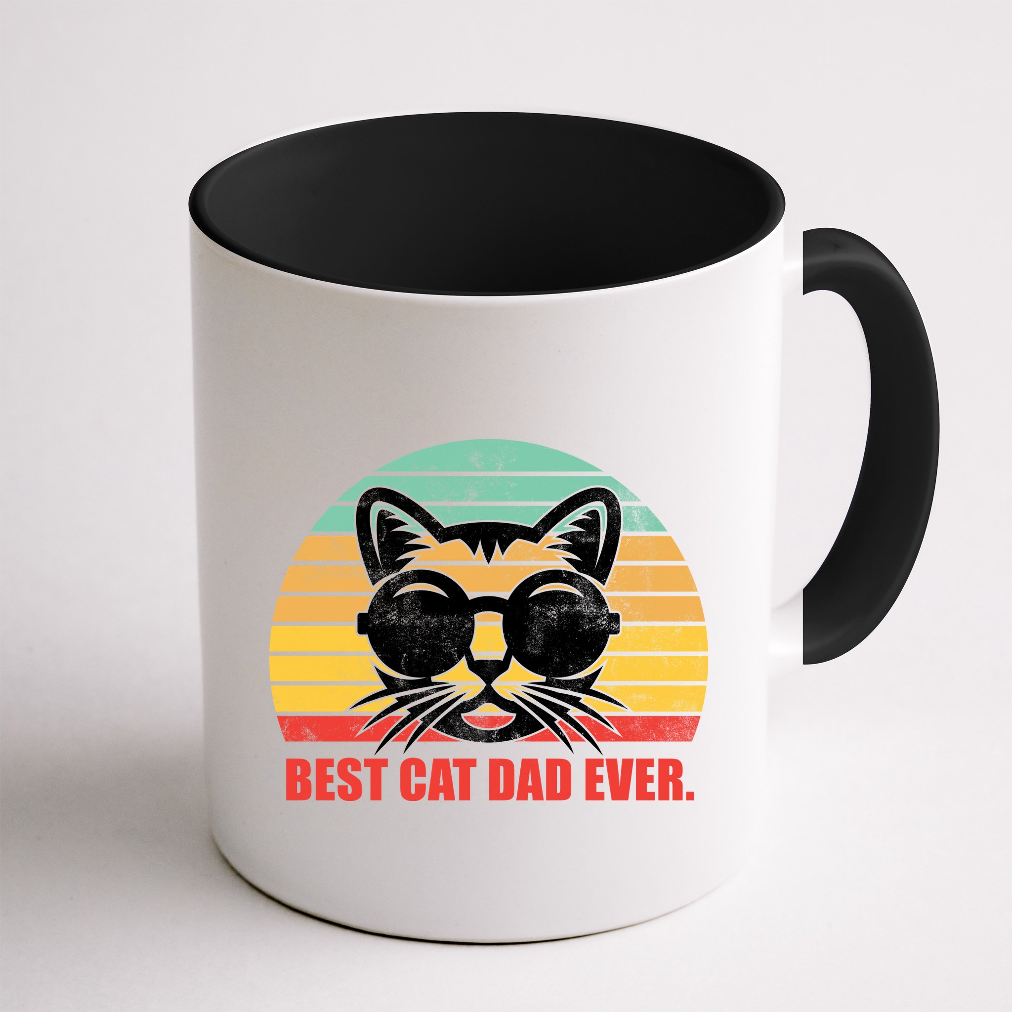 Best Cat Ever - Retro Vintage Design Mug