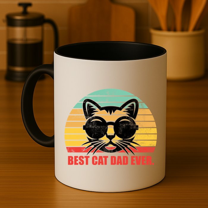 Best Cat Ever - Retro Vintage Design Mug