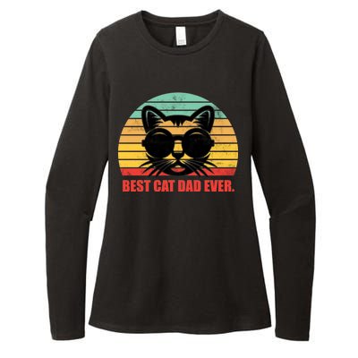 Best Cat Ever - Retro Vintage Design Womens CVC Long Sleeve Shirt