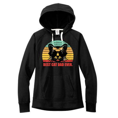 Best Cat Ever - Retro Vintage Design Women's Fleece Hoodie