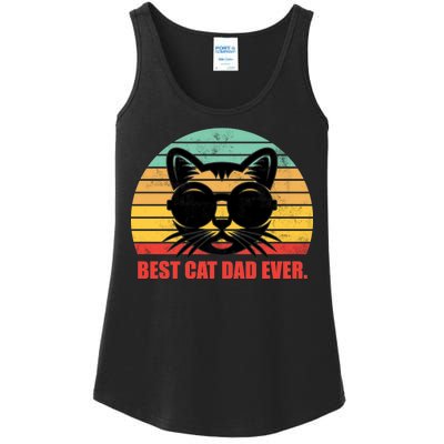 Best Cat Ever - Retro Vintage Design Ladies Essential Tank