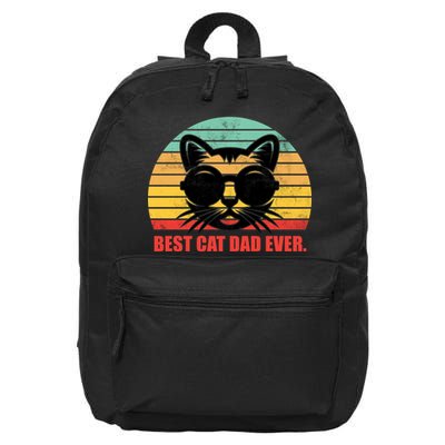 Best Cat Ever - Retro Vintage Design 16 in Basic Backpack