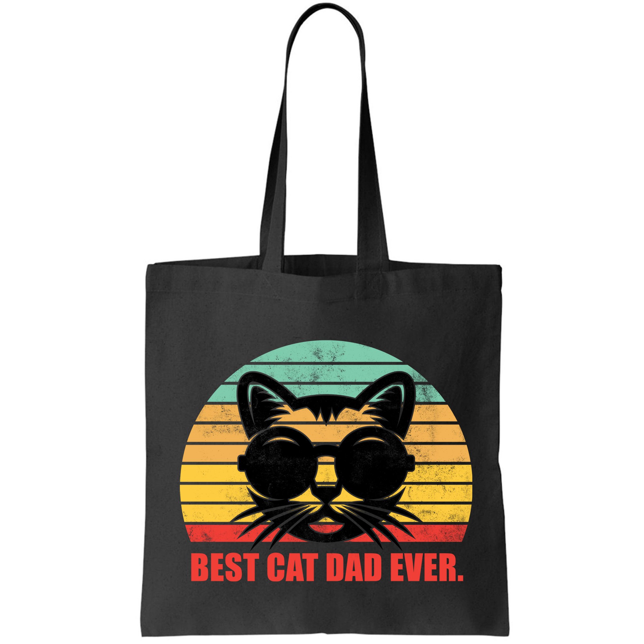 Best Cat Ever - Retro Vintage Design Bag