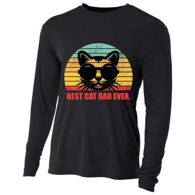 Best Cat Ever - Retro Vintage Design Cooling Performance Long Sleeve Crew