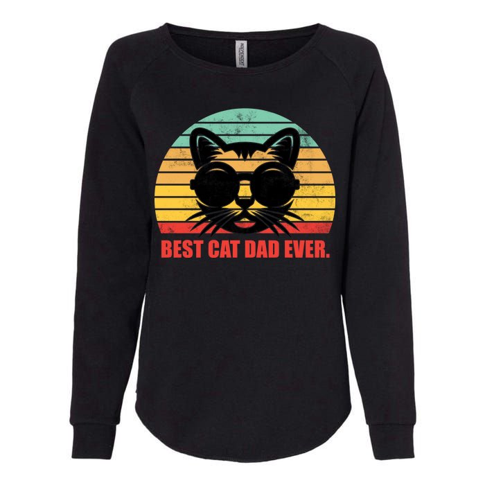 Best Cat Ever - Retro Vintage Design Womens California Wash Sweatshirt