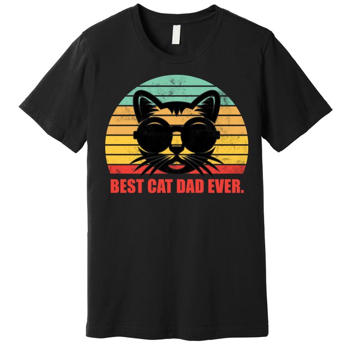 Best Cat Ever - Retro Vintage Design Premium T-Shirt