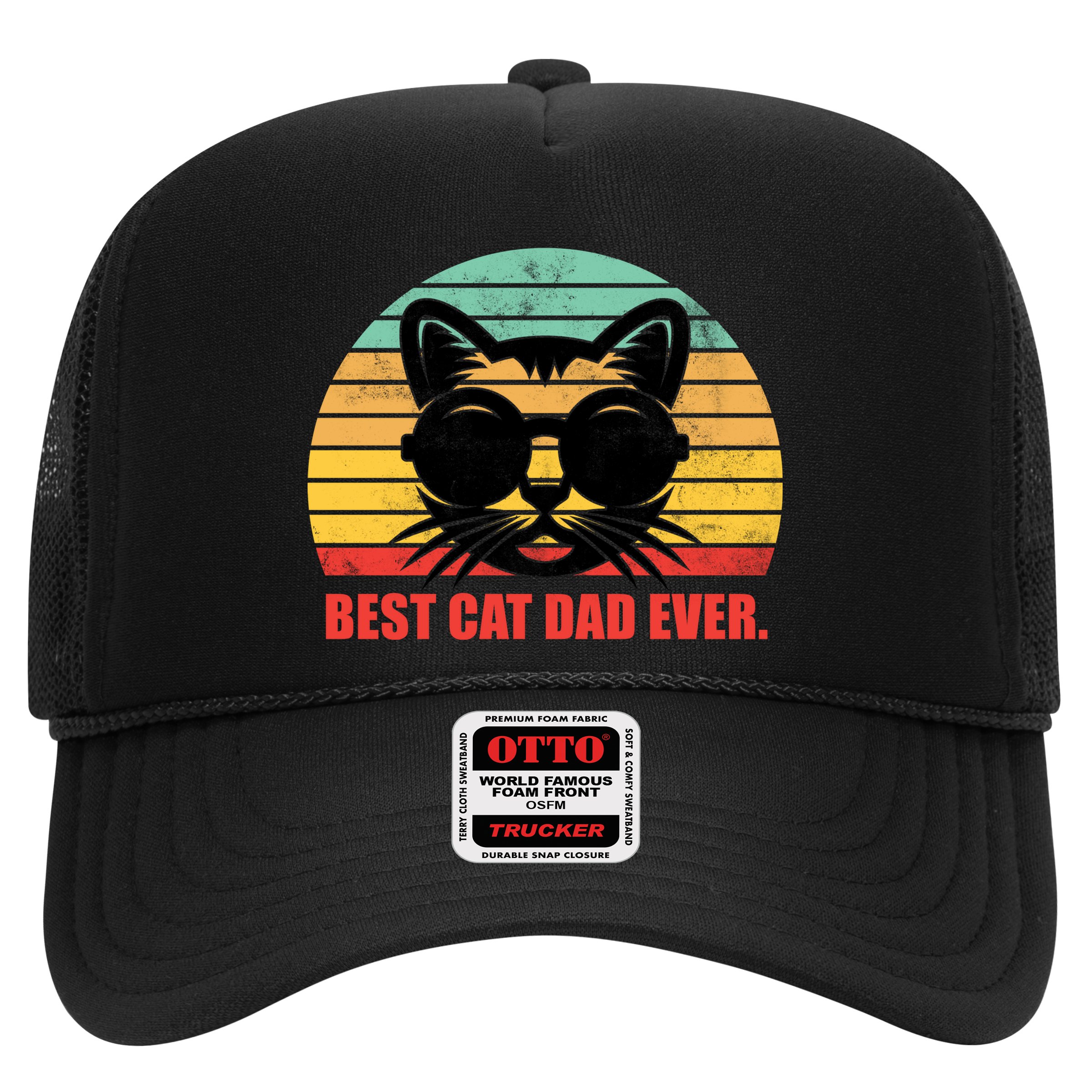 Best Cat Ever - Retro Vintage Design Hat