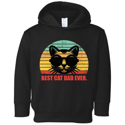 Best Cat Ever - Retro Vintage Design Toddler Hoodie