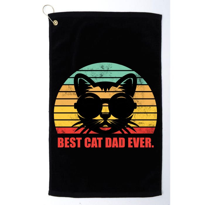Best Cat Ever - Retro Vintage Design Golf Towel