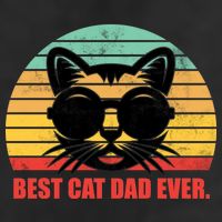 Best Cat Ever - Retro Vintage Design Golf Towel
