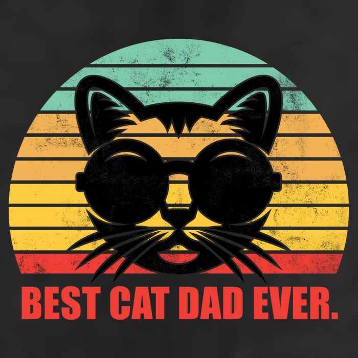 Best Cat Ever - Retro Vintage Design Golf Towel