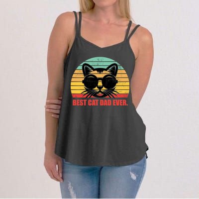 Best Cat Ever - Retro Vintage Design Women's Strappy Tank