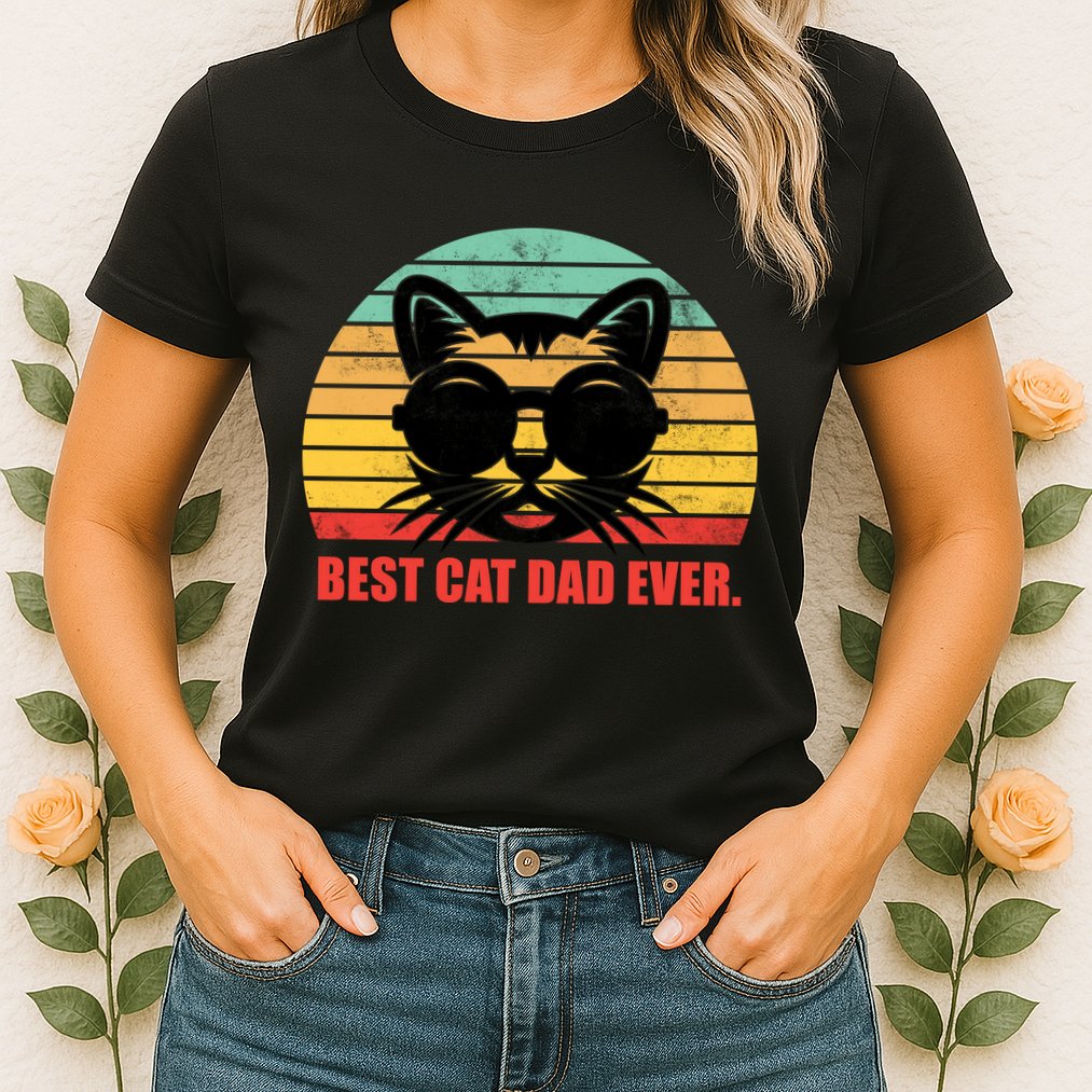 Best Cat Ever - Retro Vintage Design Womens T-Shirt