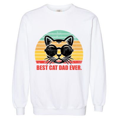 Best Cat Ever - Retro Vintage Design Garment-Dyed Sweatshirt