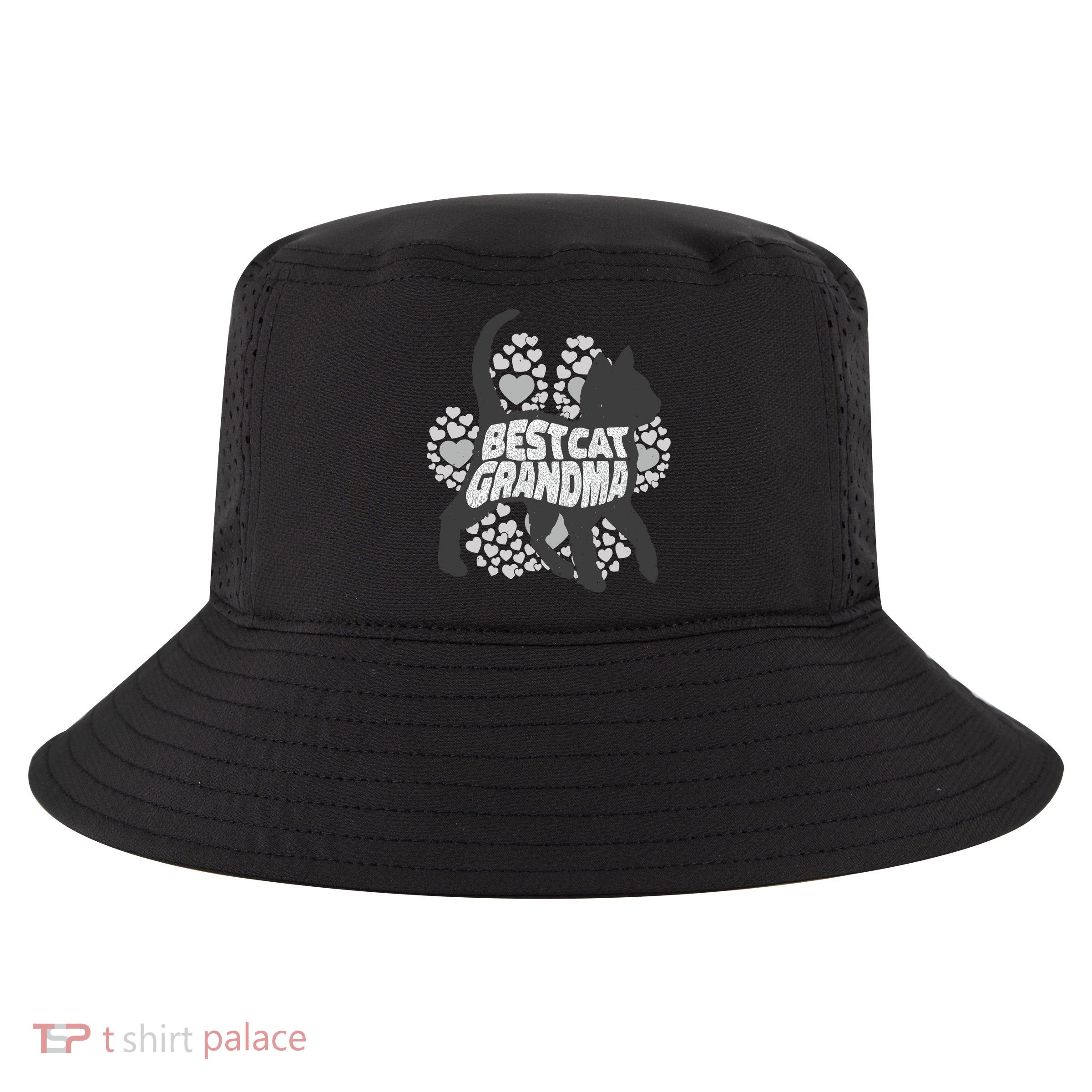 Best Cat Grandma Cool Comfort Performance Bucket Hat