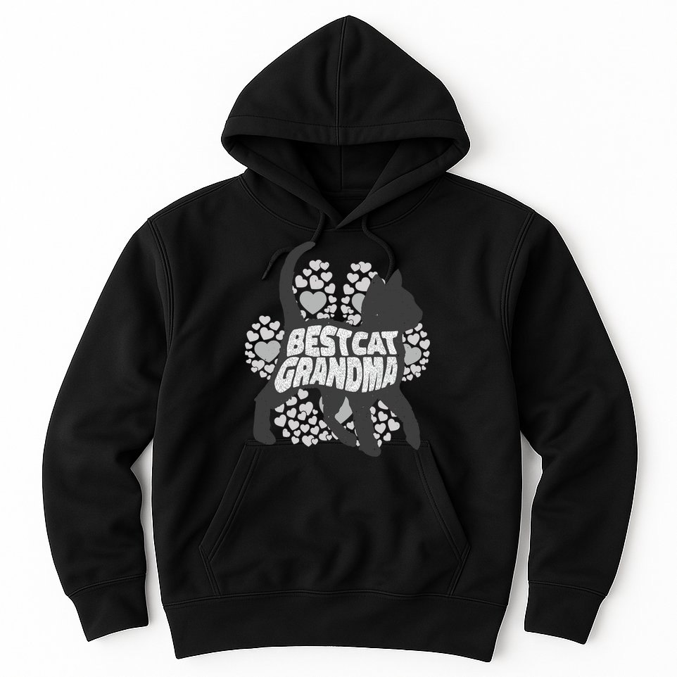 Best Cat Grandma Hoodie