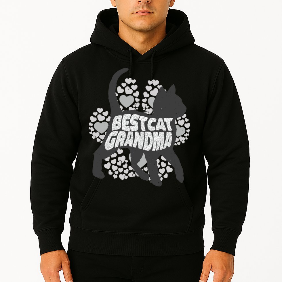 Best Cat Grandma Hoodie