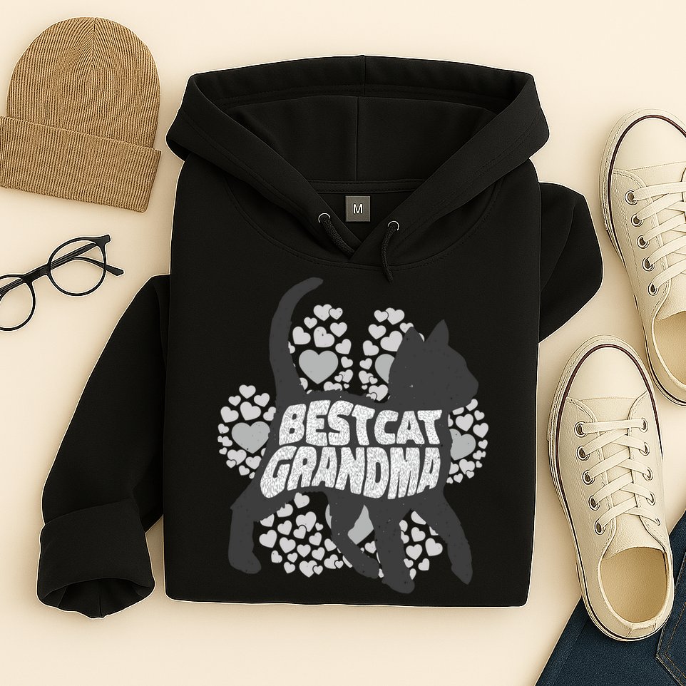 Best Cat Grandma Hoodie