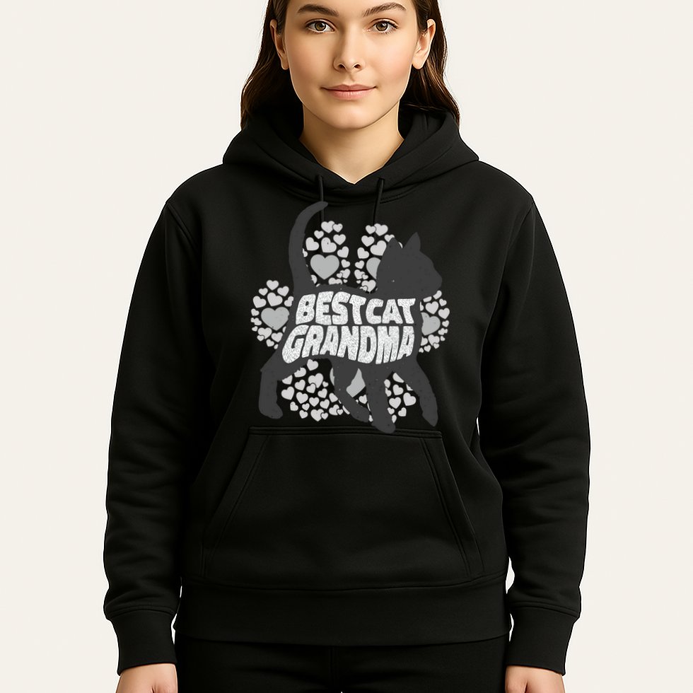 Best Cat Grandma Hoodie