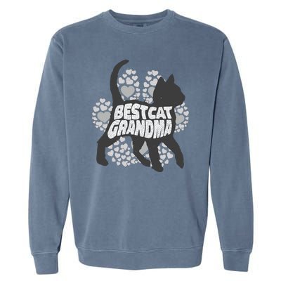 Best Cat Grandma Garment-Dyed Sweatshirt