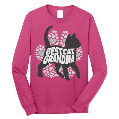 Best Cat Grandma Long Sleeve Shirt