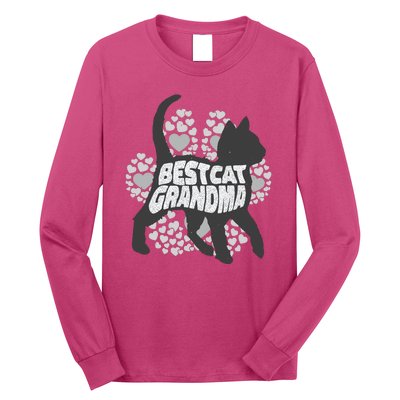 Best Cat Grandma Long Sleeve Shirt