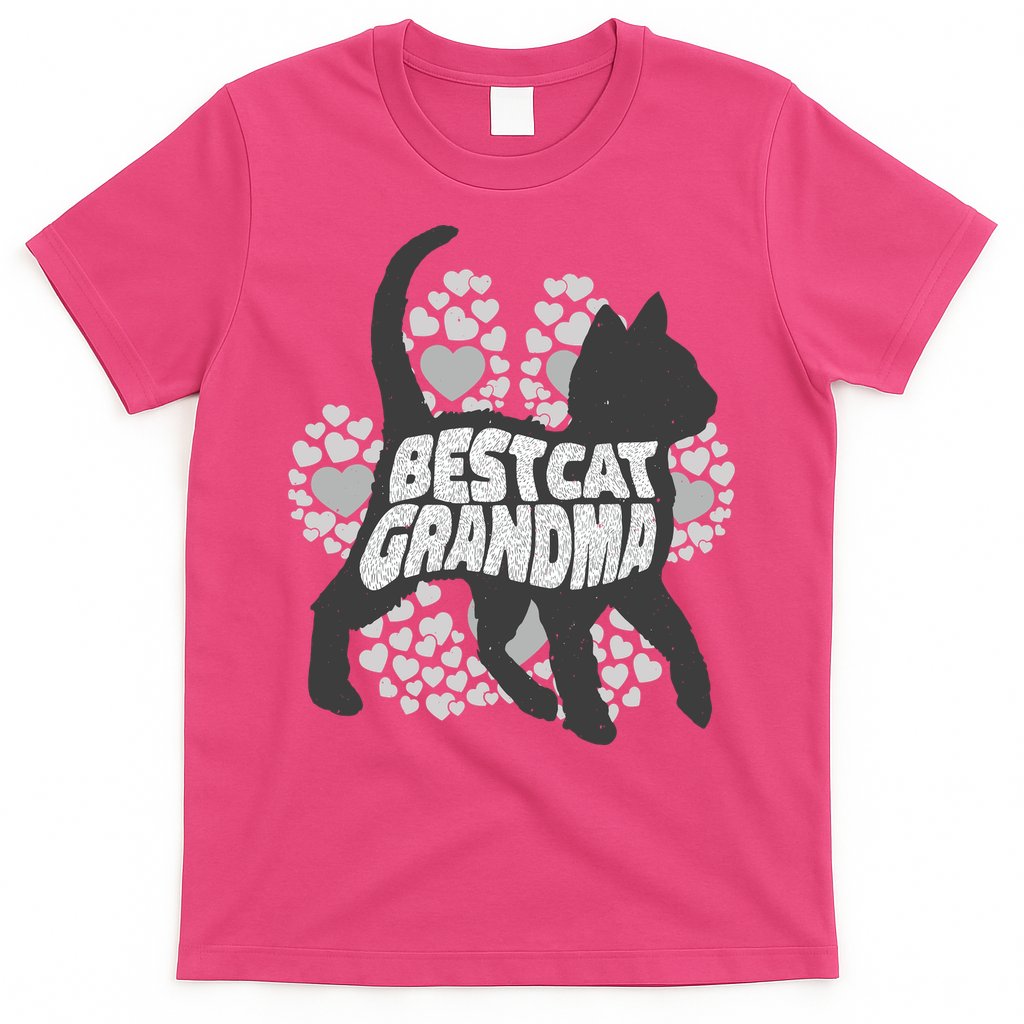 Best Cat Grandma T-Shirt