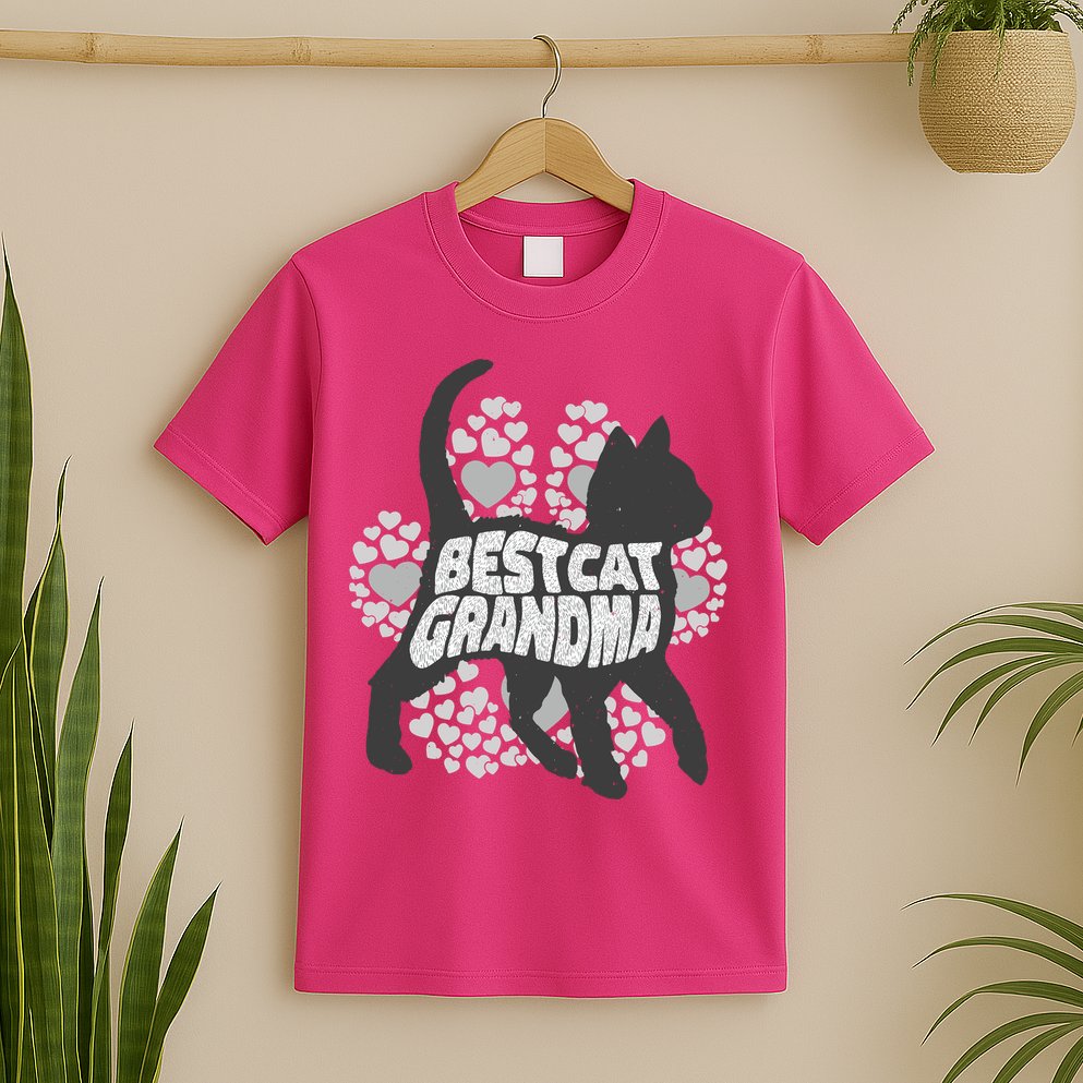 Best Cat Grandma T-Shirt