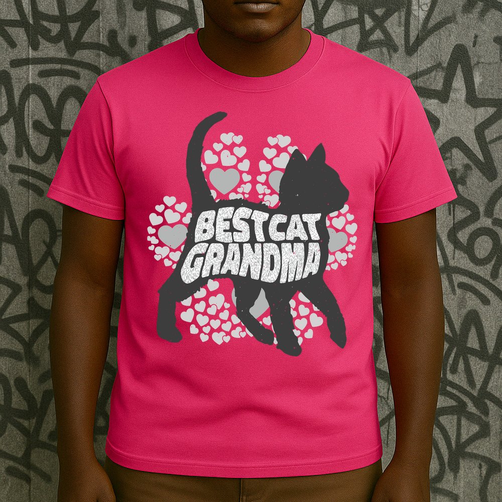 Best Cat Grandma T-Shirt