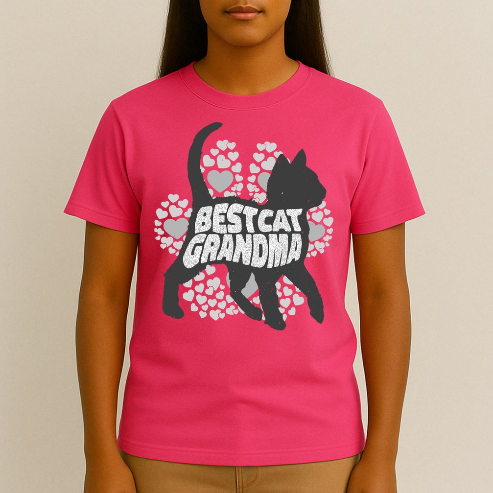Best Cat Grandma T-Shirt