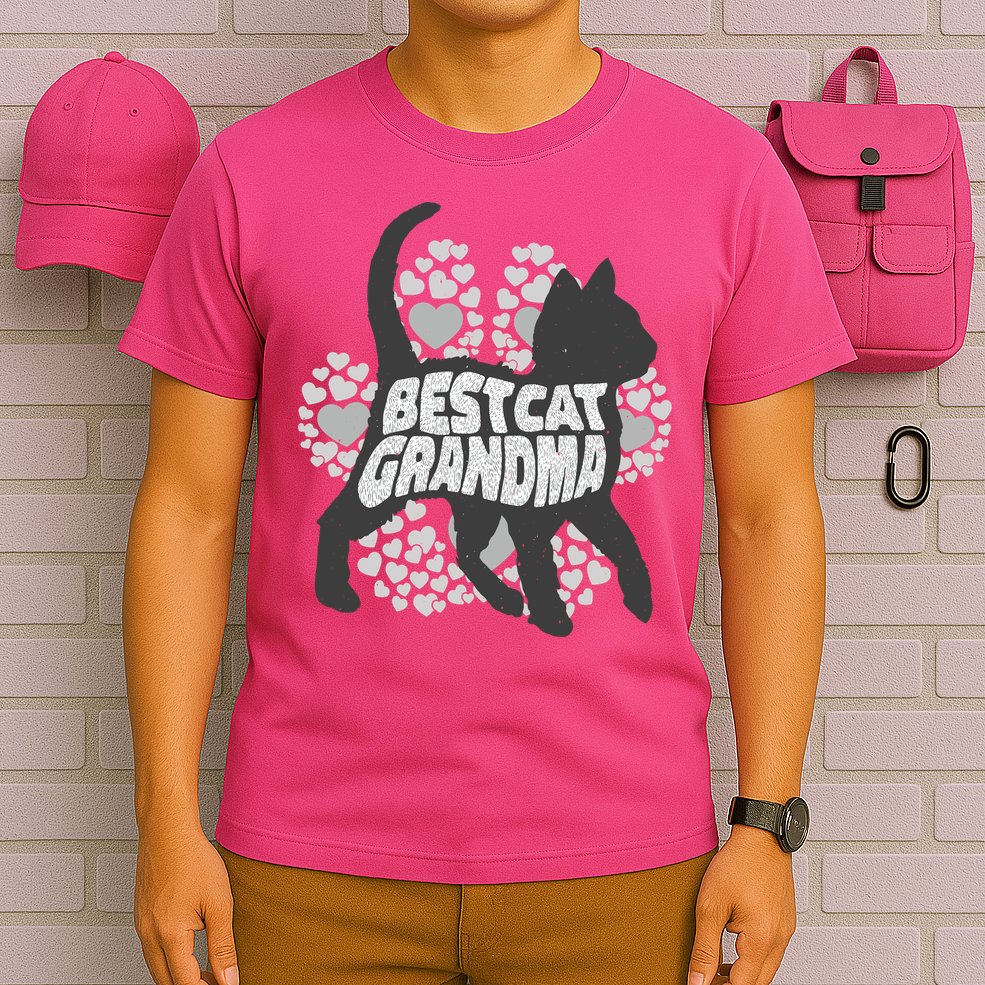 Best Cat Grandma T-Shirt