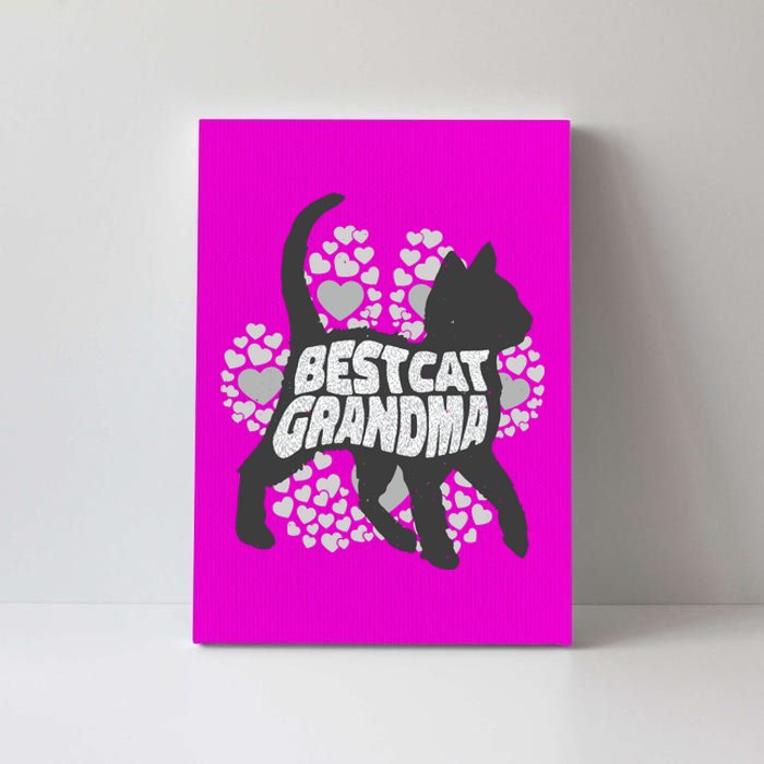 Best Cat Grandma Canvas